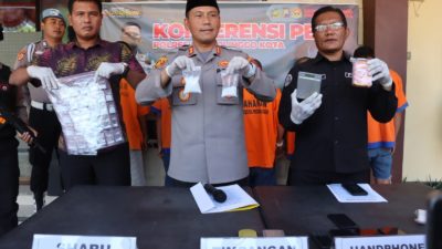 Polres Probolinggo Kota Amankan 5 Tersangka Saat Ops Tumpas Narkoba Semeru 2023