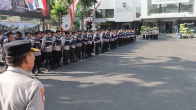 Polrestabes Surabaya Gelar Apel Serentak Bhabinkamtibmas Polsek Jajaran