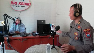 Polres Kediri Gandeng Media Sosialisasikan Ops Mantap Brata Semeru 2023/2024