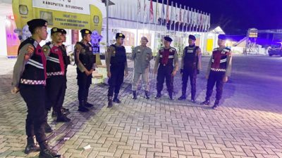 Tahapan Pemilu 2024 Polres Situbondo Siagakan Personel Pengamanan Di Kantor KPU