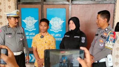 Polres Sumenep Berhasil Amankan Sopir Truk Oleng