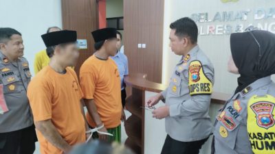 Dua Tersangka Maling Sapi di Galis Berhasil Dibekuk Satreskrim Polres Bangkalan
