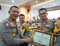 Polrestabes Surabaya Raih Penghargaan Penyelesaian Perkara Lalu Lintas Terbaik Tingkat Polda Jatim