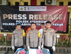 1,485 Gram Sabu Siap Edar Berhasil di Amankan Unit Reskrim Polsek Asemrowo