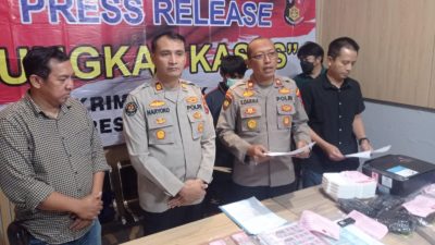 Unit Reskrim Polsek Gubeng Berhasil Bongkar Sindikat Upal di Surabaya Dua Tersangka Diamankan