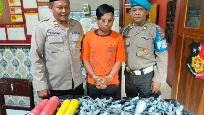Polisi Amankan Seorang Remaja Diduga Jual Beli Bahan Peledak Tanpa Ijin di Pasuruan