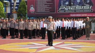 Polres Gresik Gelar Pasukan Operasi Ketupat Semeru 2024, Siapkan 4 Pospam dan Posyan Bunder