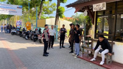Puluhan Polisi Patroli Cegah Konvoi Kelulusan Sekolah di Jombang