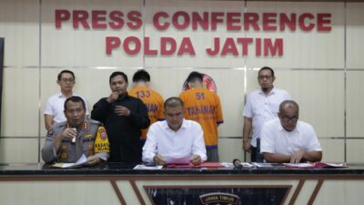 Polda Jatim Berhasil Mengamankan 3 Tersangka Pelaku Penembakan di Tol Waru Sidoarjo