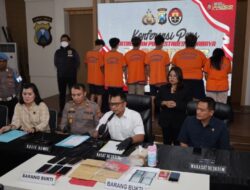 Polrestabes Surabaya Berhasil Ungkap TPPO Dibawah Umur Modus Aplikasi 7 Tersangka Diamankan