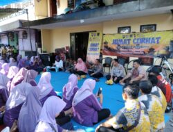 Jum’at Curhat, Kasat Binmas Polrestabes Himbau Jaga Anak dan Stop Tawuran