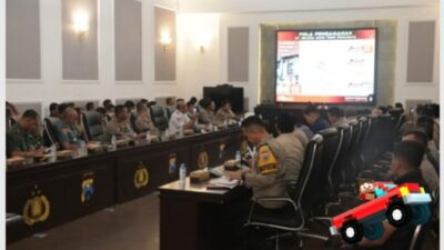 Polrestabes Surabaya Gelar Rekor Siapkan 2,180 Personil Gabungan untuk buka laga Pembuka AFF- U 19 2024
