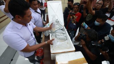 Polda Jatim Berhasil Ungkap Jual Beli Benih Lobster Illegal di Banyuwangi, Dua Tersangka Diamankan