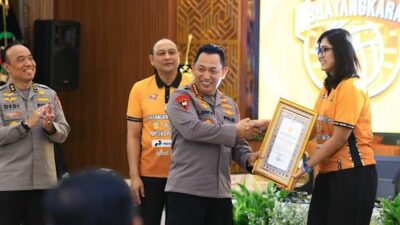 Penghargaan Kapolri untuk Jakarta Bhayangkara Presisi dan Popsivo Polwan atas prestasi di Proliga 2024