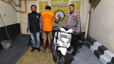 Kurang dari 24 jam Polisi Berhasil Ungkap Curanmor di Gresik Satu Tersangka Diamankan