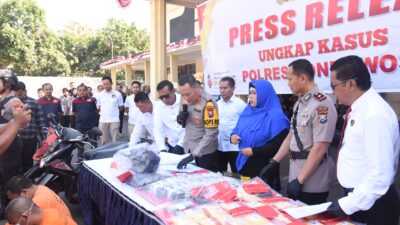 Polres Bondowoso Berhasil Amankan Tersangka Jual Beli Senjata Api Ilegal Secara Online