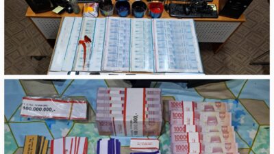 Bareskrim Polri Grebek Lokasi Percetakan Uang Palsu, 8 Tersangka Diamankan
