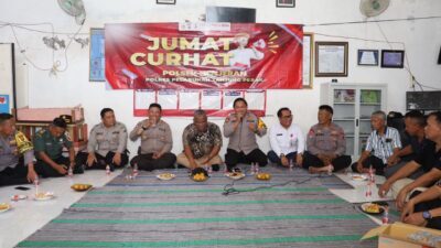 Jumat Curhat, Polres Pelabuhan Tanjung Perak Ajak Warga Cegah Kenakalan Remaja dan Jaga Kamtibmas