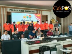 Unit Jatanras Polrestabes Surabaya Berhasil Menangkap 10 Warga Asing