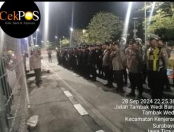 Polres Pelabuhan Tanjung Perak bersama Polsek Kenjeran Melaksanakan Kegiatan Antisipasi Kerusuhan Antar Supporter