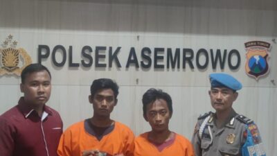 Unit Reskrim Polsek Asemrowo Bekuk 2 Pelaku Pencurian Sepeda Motor dengan Cara Rusak Gembok Pagar
