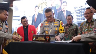 Kapolda Jatim Tanda Tangani Perjanjian Kerjasama Tingkatkan SDM Unggul Bersama Perguruan Tinggi