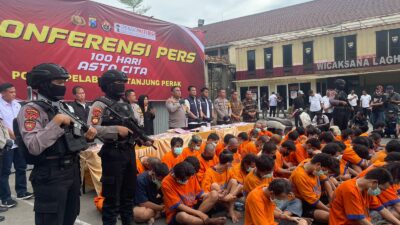 100 Hari Asta Cita, Polisi Amankan 22 Tersangka Kasus TPPO, TPPA dan Judi Online