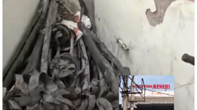 Penyebab Banjir, Pemkot Surabaya Serahkan ke Polisi Barang Bukti Kulit Kabel Curian Yang Dibuang