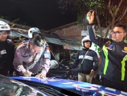 Harkamtibmas Jelang Nataru, Polres Kediri Kota Tindak Puluhan Motor Tidak Sesuai Spek