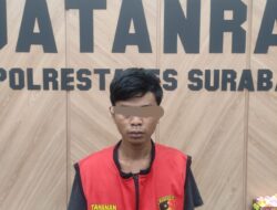 Satu dari Tiga Pelaku Spesialis Curanmor Dibekuk Satreskrim Polrestabes Surabaya
