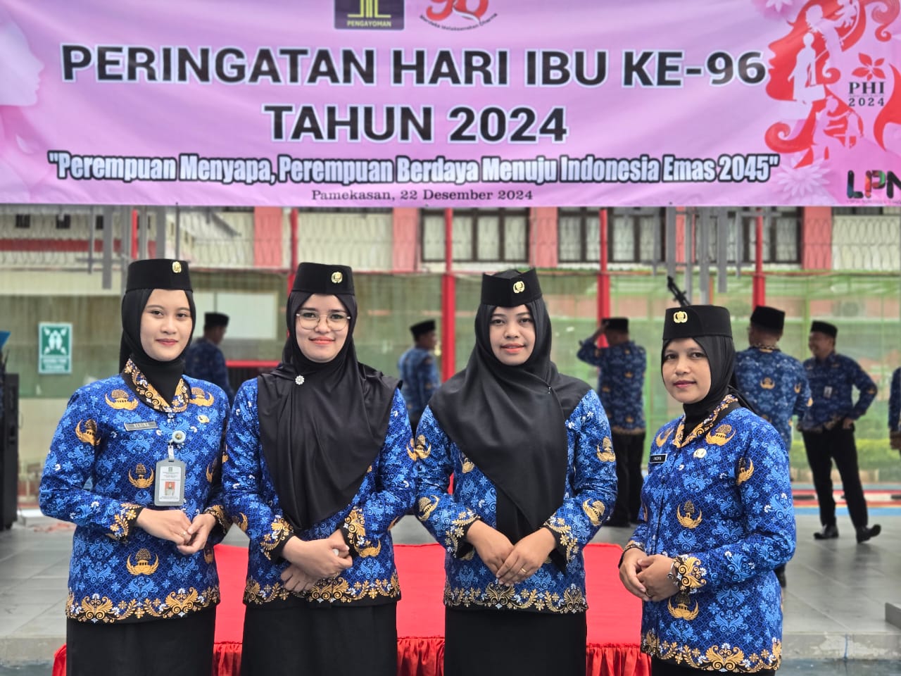 Foto : Lapas Pamekasan Menggelar Upacara Bendera Merah Putih Dalam Rangka Memperingati Hari Ibu