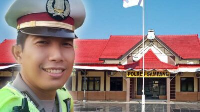 Foto : Jabat Kasatlantas Polres Sampang, Sigit: Kami Mohon Do'a Restu