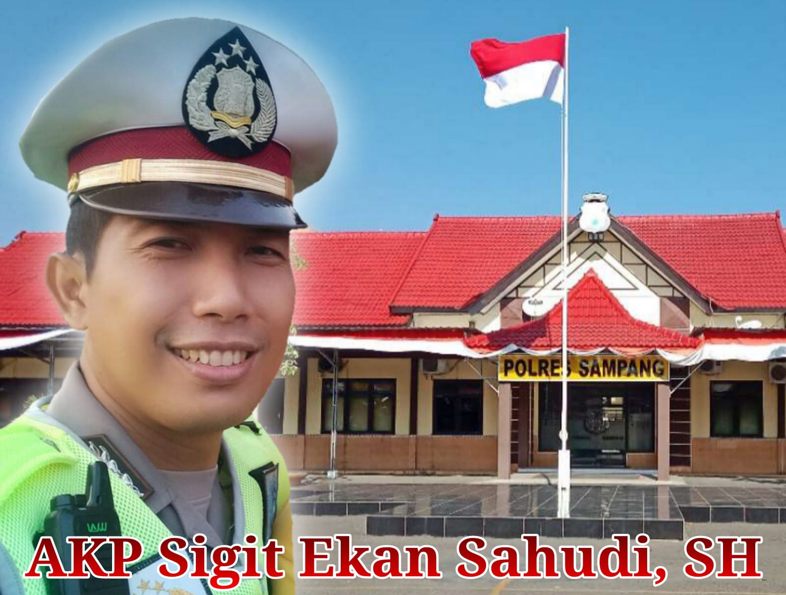 Foto : Jabat Kasatlantas Polres Sampang, Sigit: Kami Mohon Do'a Restu