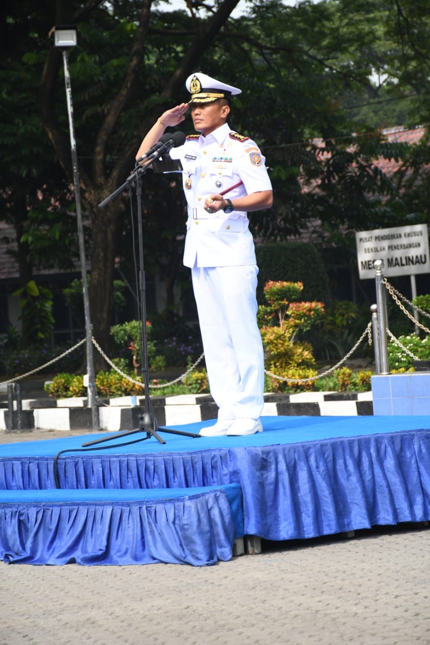Foto : Danseba Puslatdiksarmil Resmi Dijabat Letkol Marinir Sapto Putro Pamungkas