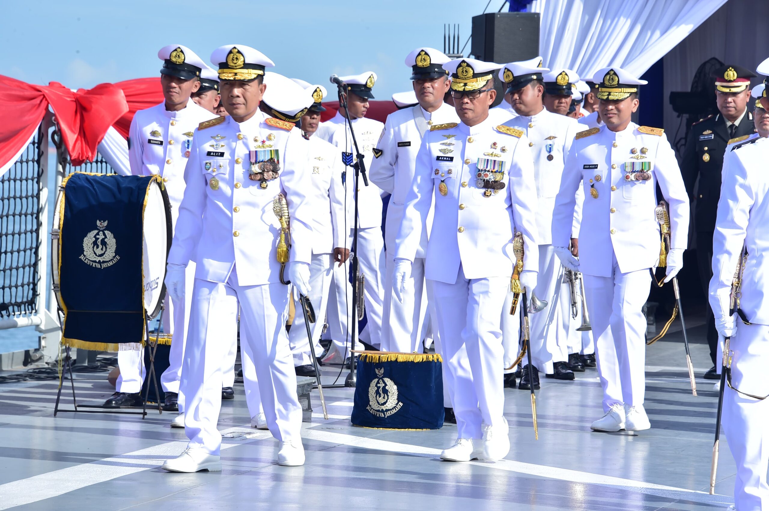 Foto ; Kobarkan Semangat Pertempuran, Kodiklatal Ikuti Peringatan Hari Dharma Samudera 2025