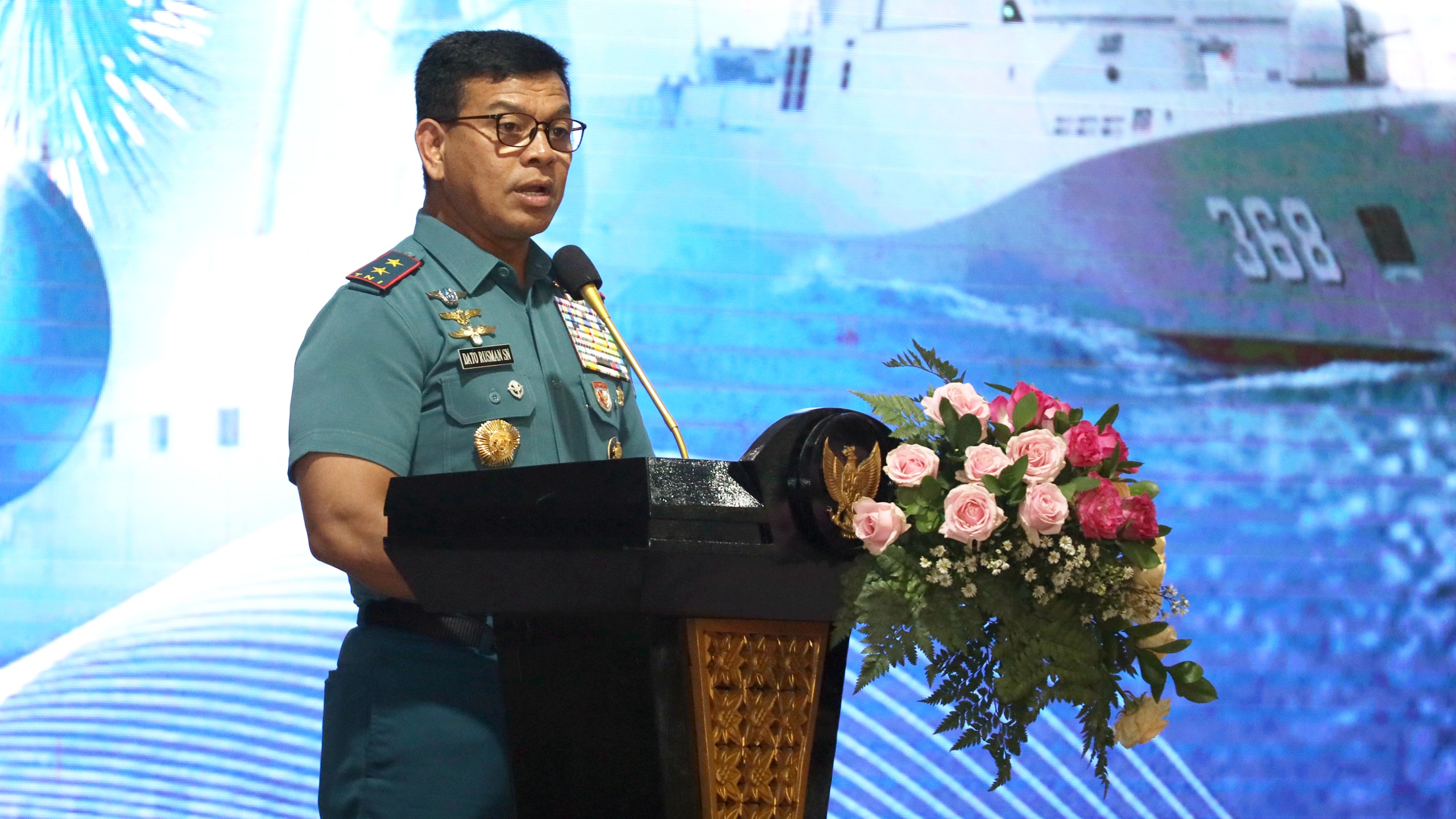 Foto ; Wadan Kodiklatal Hadiri Perayaan Natal Gabungan TNI AL Wilayah Surabaya
