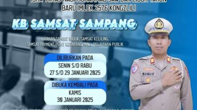 Foto : Layanan SIM, BPKB, STNK di Samsat Polres Sampang Tutup Sementara, Begini Informasinya!