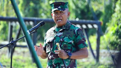 Foto ; Dansatdik - 3 Kodiklatal Gelar Tasyakuran dan Uji Coba Fasilitas Halang Rintang Ksatrian TNI AL