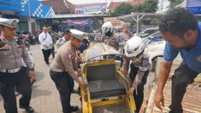 Satlantas Sidak Langsung Keluhan Masyarakat, Bentor yang Meresahkan Pengguna Jalan di Tilang