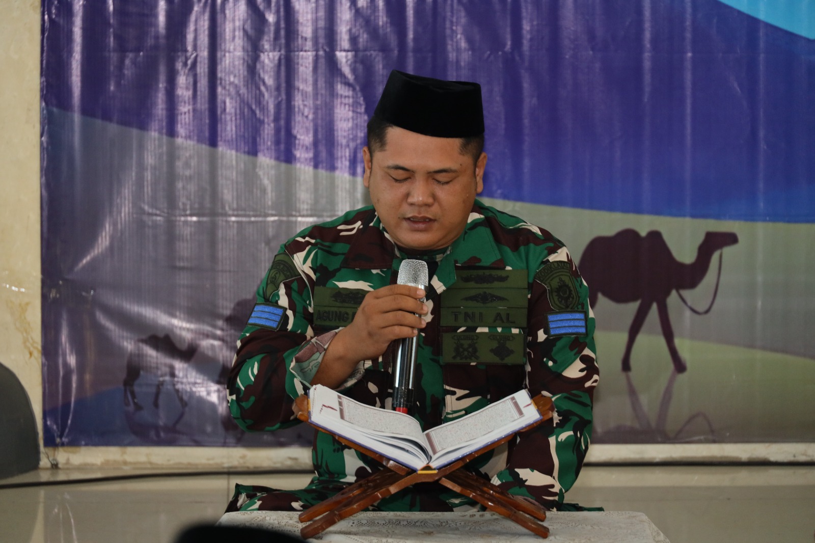 Foto : Bangun Mentalitas Tangguh Hadapi Percepatan Zaman, Kodiklatal Gelar Isra Mi’raj 1446 H