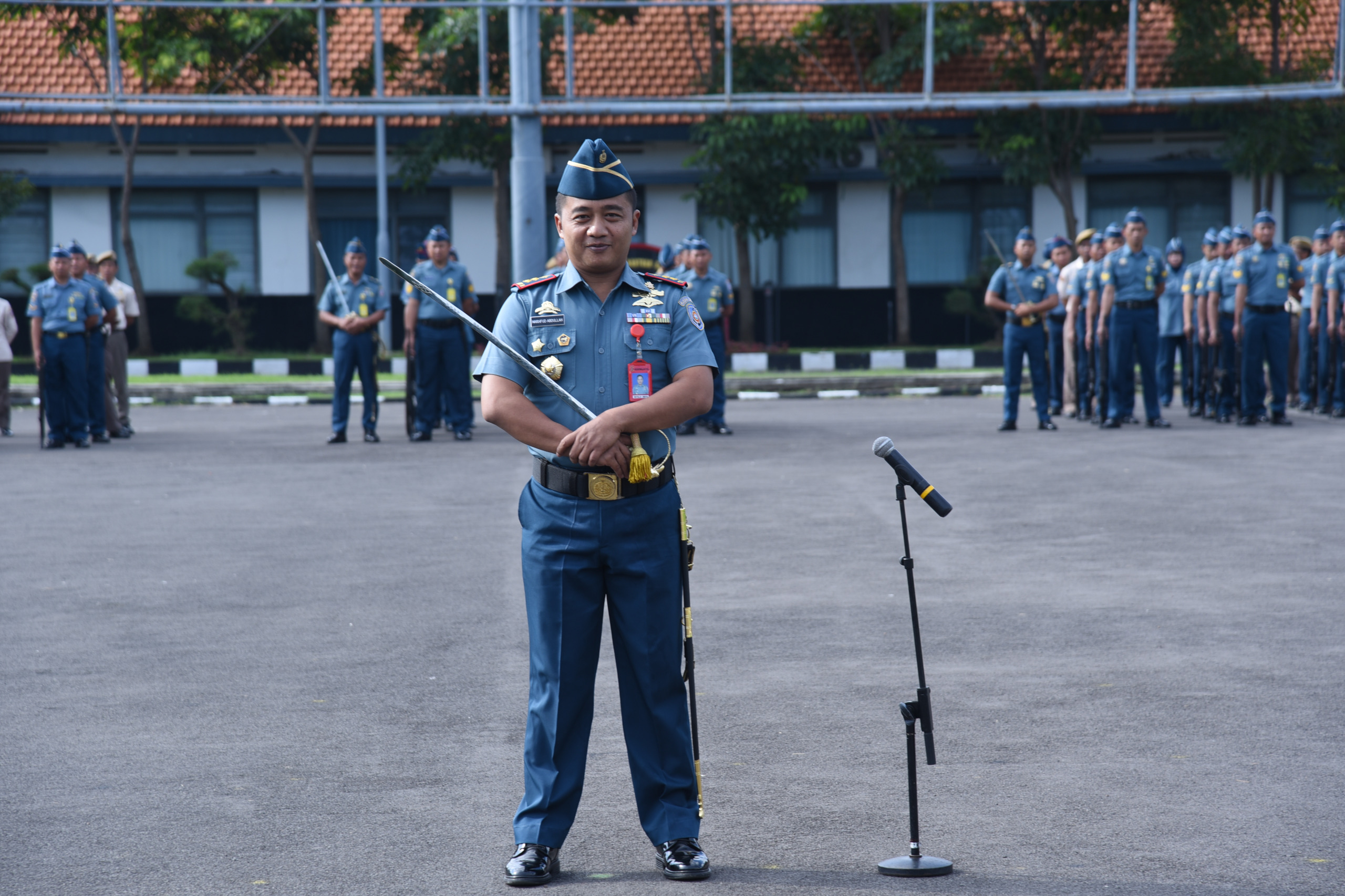 Foto ; Wujud Semangat Nasionalisme, Dankodikdukum Kodiklatal Pimpin Upacara Bendera