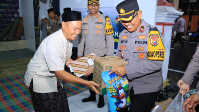 Safari Ramadhan, Polres Ngawi Beri Bantuan ke Panti Asuhan Al Munawaroh
