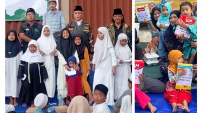 Kegiatan MWC NU Simokerto: Pembagian Susu untuk Balita Yatim, Santunan Anak Yatim dan Buka Bersama