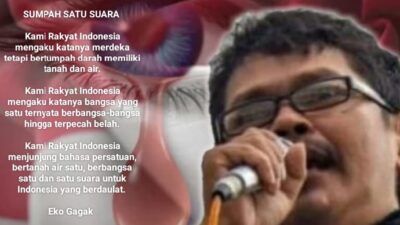 Foto: EKO GAGAK : Berceloteh Tentang Keadaan Bangsa Dan Negaranya
