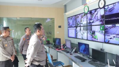 Berbasis Teknologi, Polres Nganjuk Optimalkan Pelayanan dan Harkamtibmas Melalui Command Center