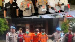 Komplotan Sindikat Jambret Diringkus Tim Gabungan Polrestabes Surabaya dan Polresta Sidoarjo